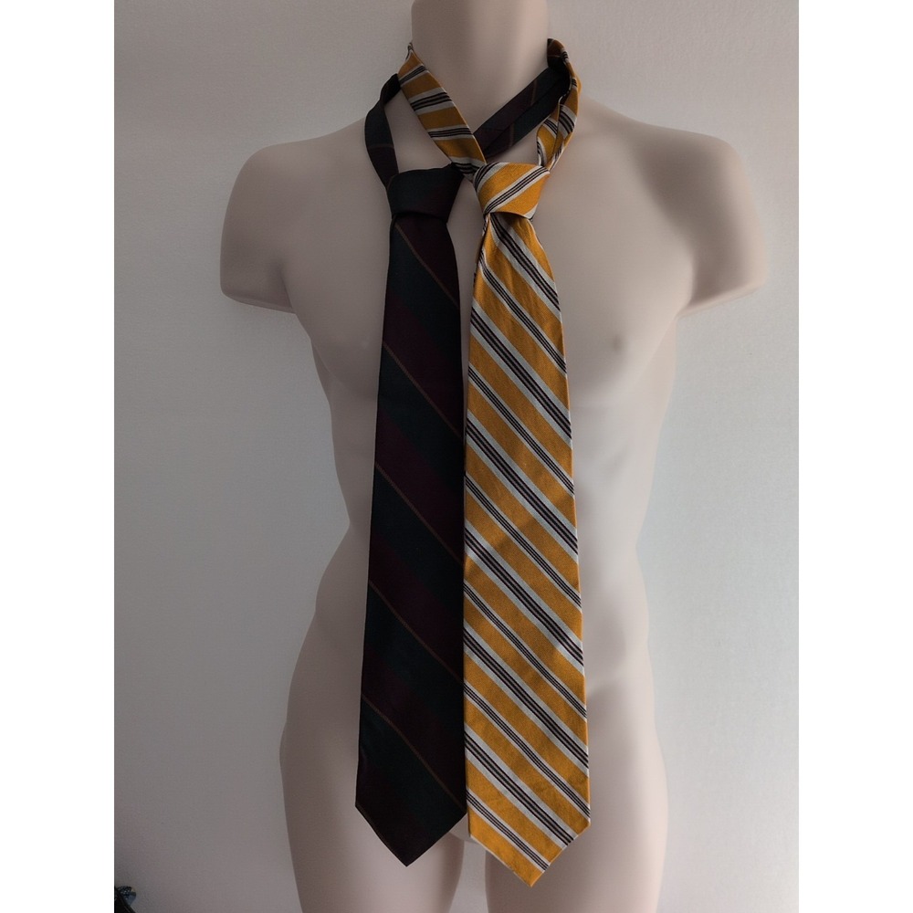 Ferrell Reed for Covenant Bros. Men's 100% Silk Ties, Mixed Patterns & Colors X2